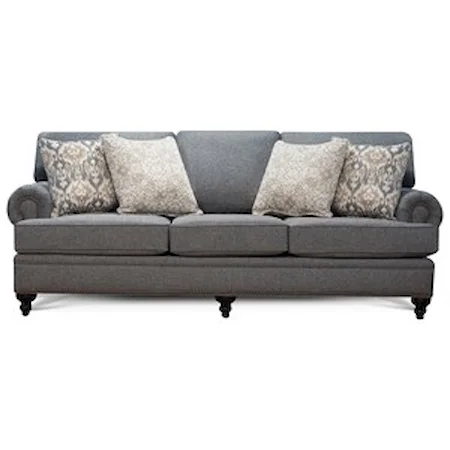 Traditional Sofa with Nailhead Trim